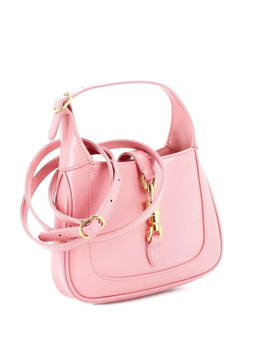 Gucci Pre-Owned Jackie 1961 Leather Mini hobo bag - Pink | Farfetch Global