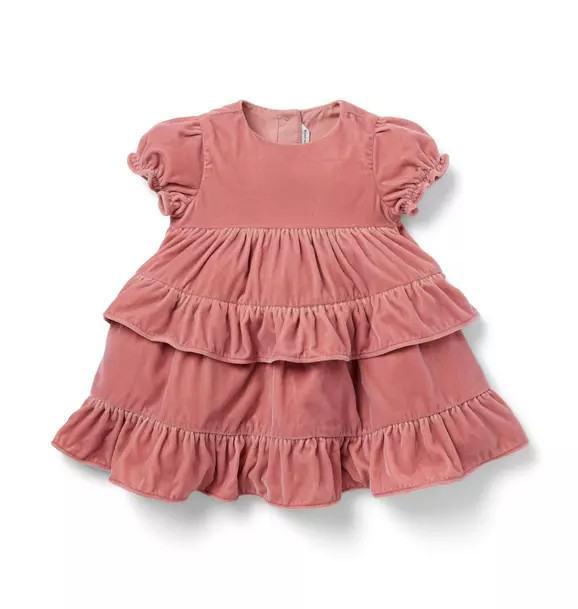 The Velvet Tiered Baby Dress | Janie and Jack