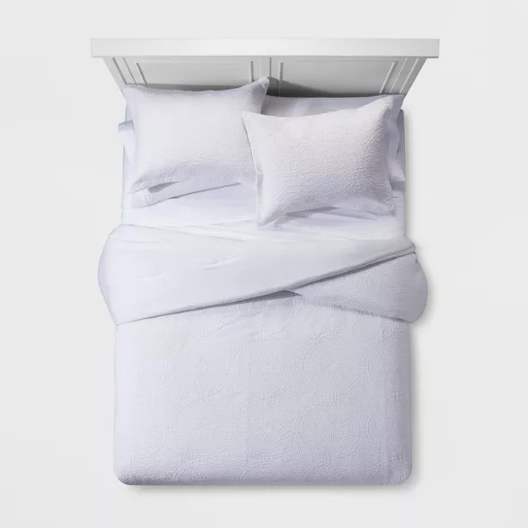 Matelasse Medallion Comforter Set - Threshold™ | Target