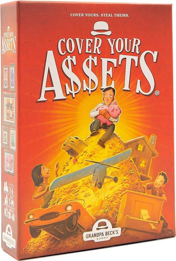 Grandpa Beck's Games Cover Your Assets | from The Creators of Cover Your Kingdom, Easy to Learn a... | Amazon (US)