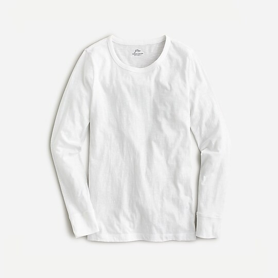Vintage cotton crewneck long-sleeve T-shirt | J. Crew US