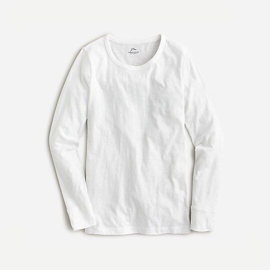 Vintage cotton crewneck long-sleeve T-shirt | J.Crew US