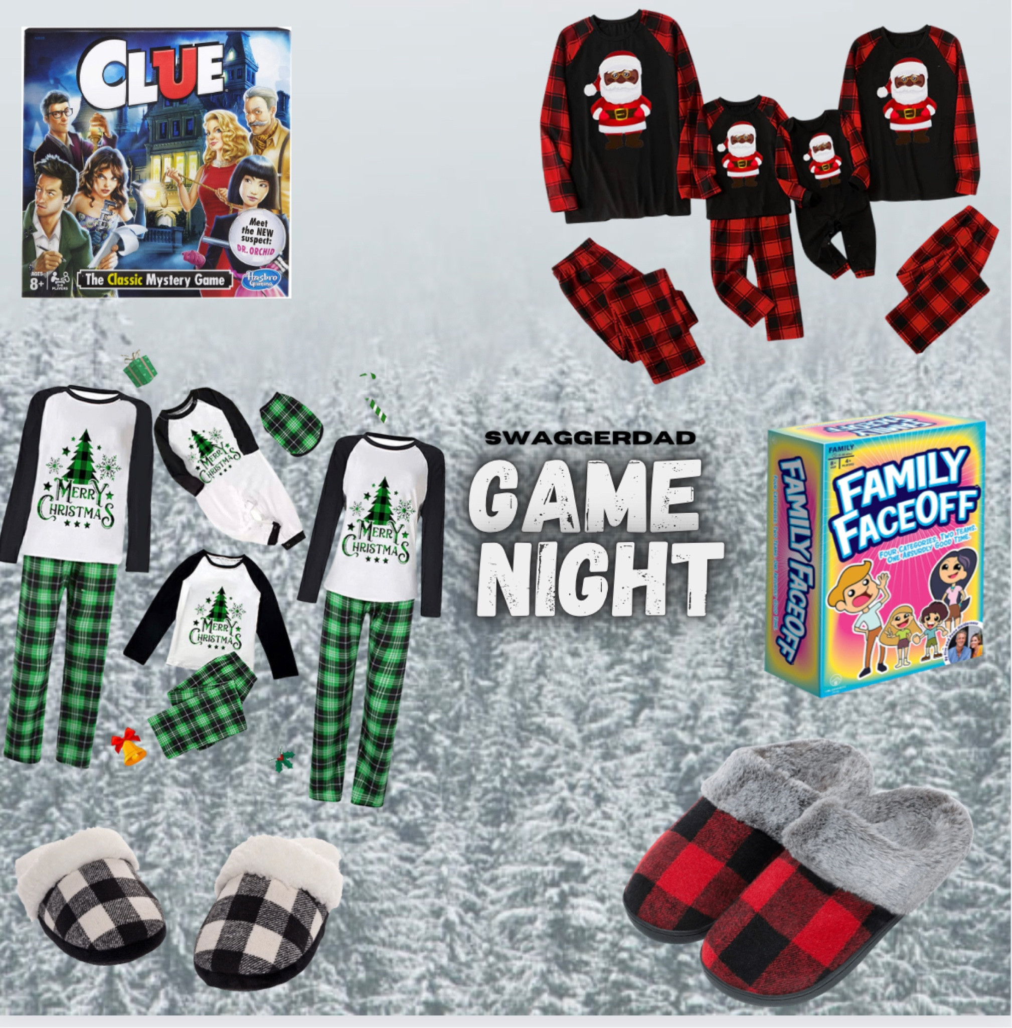 Family Game Night with style!
Family Matching pajamas plus game broad and slippers 

#LTKSeasonal #LTKGiftGuide #LTKHoliday