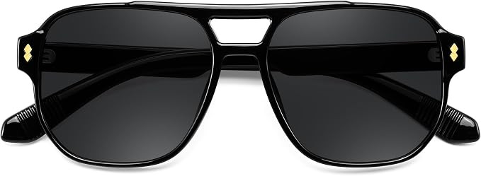 FEISEDY Vintage Aviator Sunglasses for Women & Men, Polarized Lens | Amazon (US)