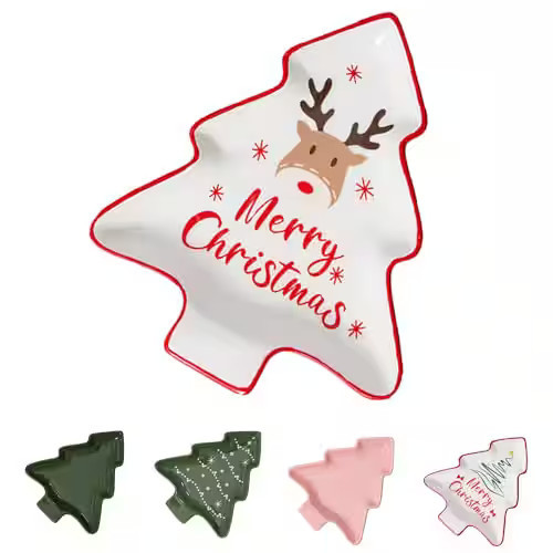 Paradigms Interiors - Ceramic Christmas Tree Spoon Rest For Cooking Cute Festive Holder Stove Top Porcelain Dish Kitchen Counter - White-Reindeer | Best Buy U.S.