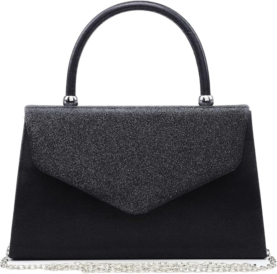 Dasein Women's Evening Bag Party Clutches Wedding Purses Cocktail Prom Handbags with Frosted Glit... | Amazon (US)