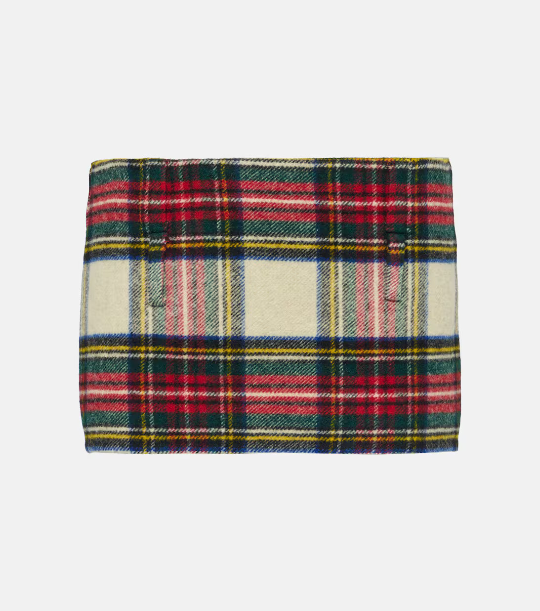 Checked wool miniskirt | Mytheresa (UK)