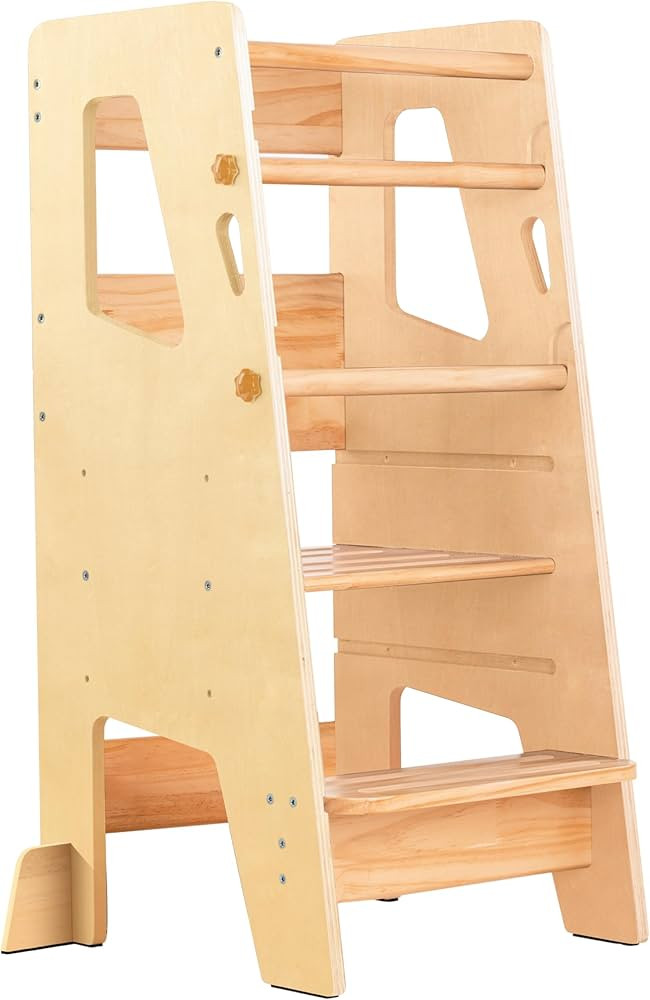 Toddler Standing Tower - Adjustable Height Toddler Kitchen Stool Helper - Ideal Kids Kitchen Step... | Amazon (US)