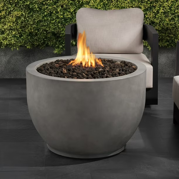 Member's Mark  Member's Mark 34" Round Concrete Finish Gas Fire Pit (No ratings yet)|Write a revi... | Sam's Club