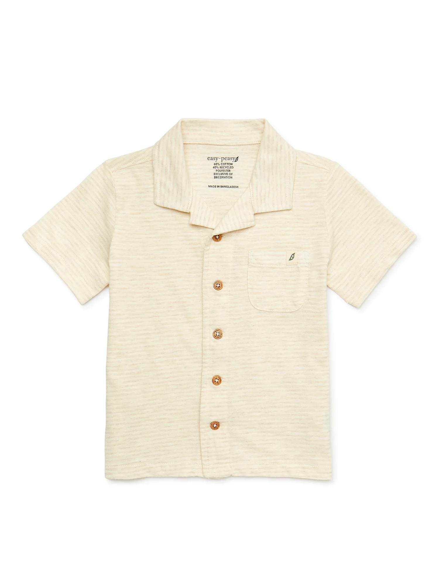 Easy Peasyeasy-peasy Toddler Boy Short Sleeve Camp Shirt, Sizes 12 Months-5TUSD$10.00Price when p... | Walmart (US)