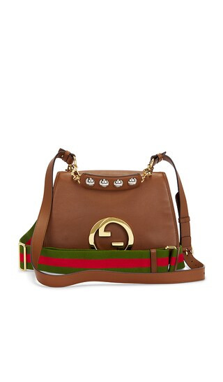 FWRD Renew Gucci Roxy Blondie Shoulder Bag in Tan. | Revolve Clothing (Global)