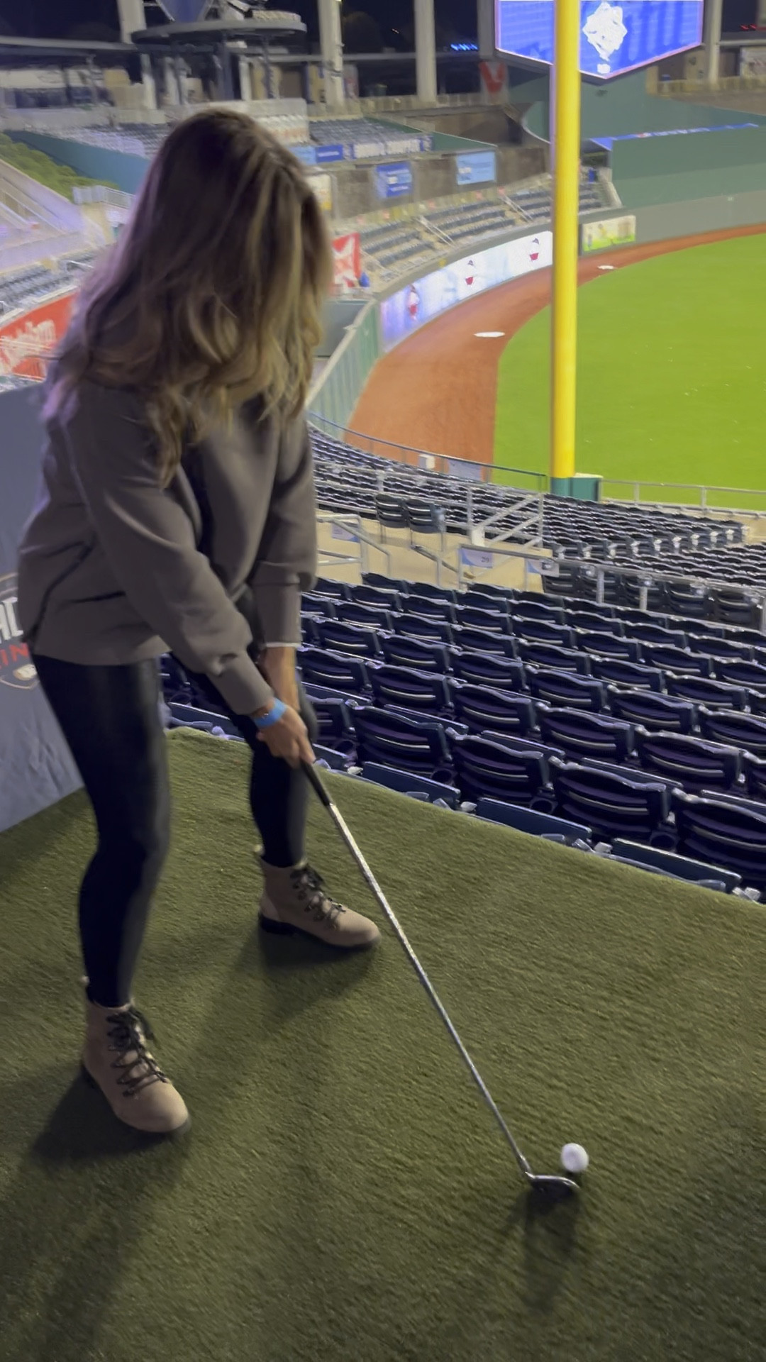 We went to Stadium Links for a fun date night with friends!! Loved this sweater….so much that I wore it Saturday morning to the grocery store to grab food before sports games. Can be dressed up or down!! Love the options with it 
I’m 5’9” and went medium and it’s perfect! Spanx are also medium

#LTKfamily #LTKworkwear #LTKHolidaySale