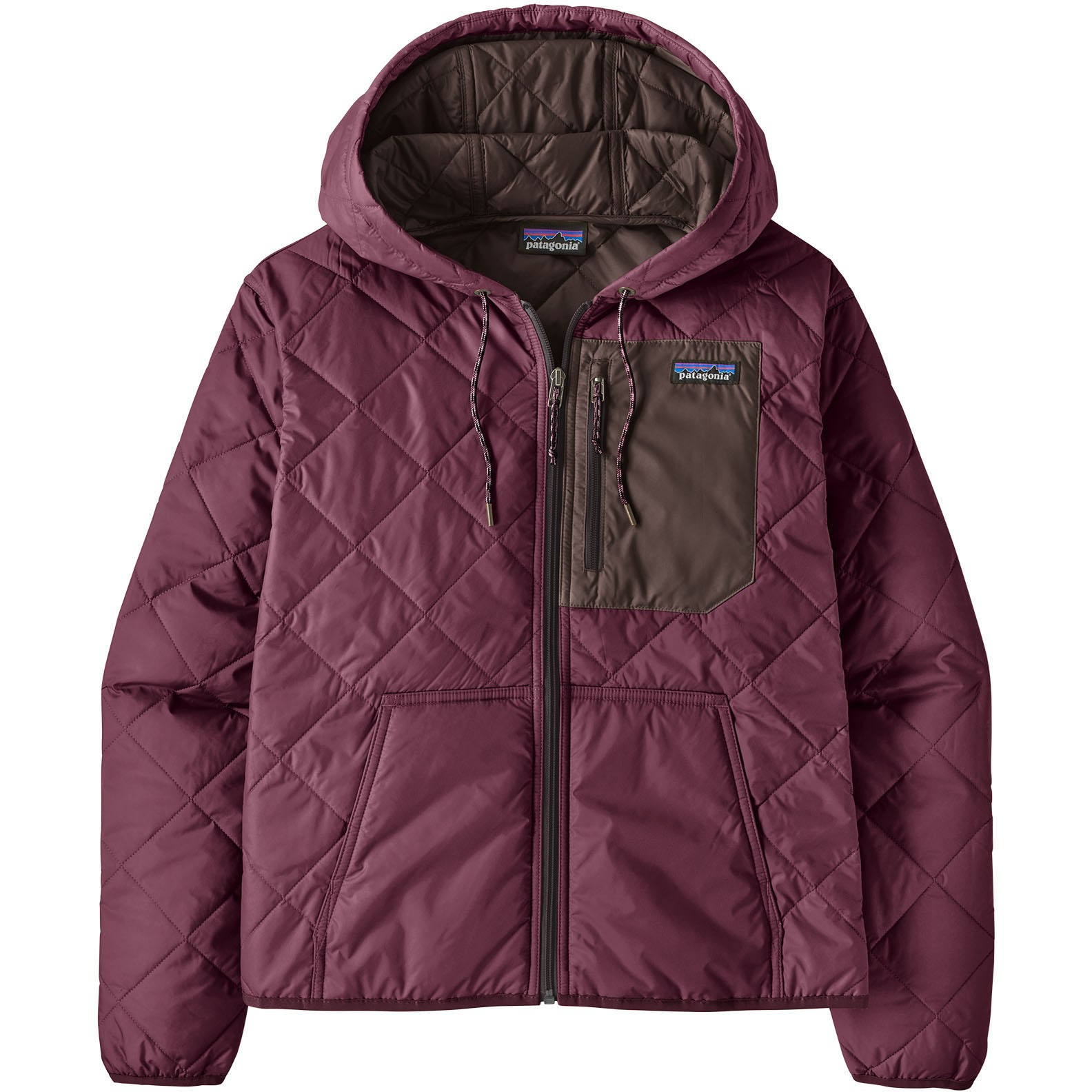 Patagonia Women's Diamond Quilted Insulated Bomber Hoody  Purple S | REI