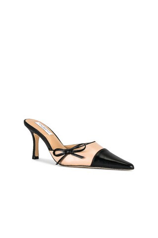 Tony Bianco Shirley Mule in Beech & Black from Revolve.com | Revolve Clothing (Global)