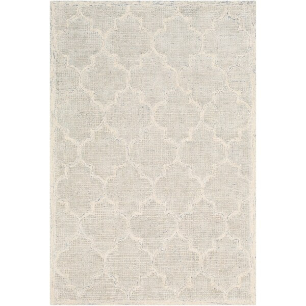 Carson Carrington Ivantjarn Handmade Trellis Area Rug - 8' x 10' - Grey | Bed Bath & Beyond