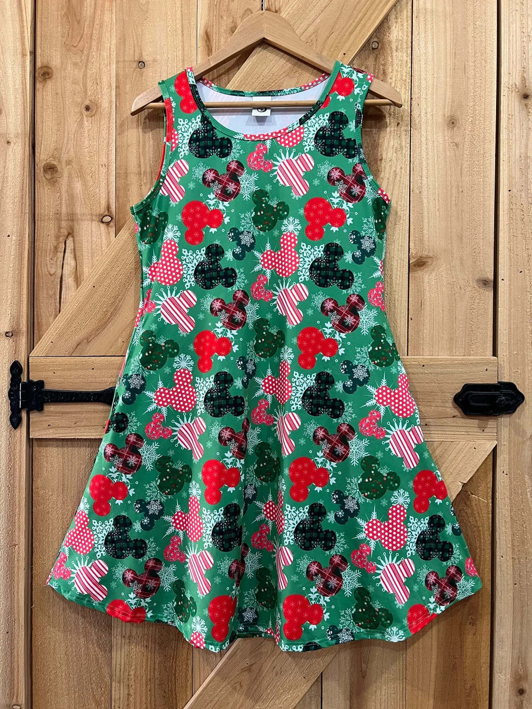 Merry Mouse-mas Christmas dress Disney Mickey Mouse dress | Etsy (US)