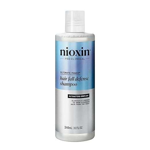 Nioxin Hair Fall Defense Shampoo | Activates Hair Follicles for Visibly Less Hair Loss| With Laur... | Amazon (US)
