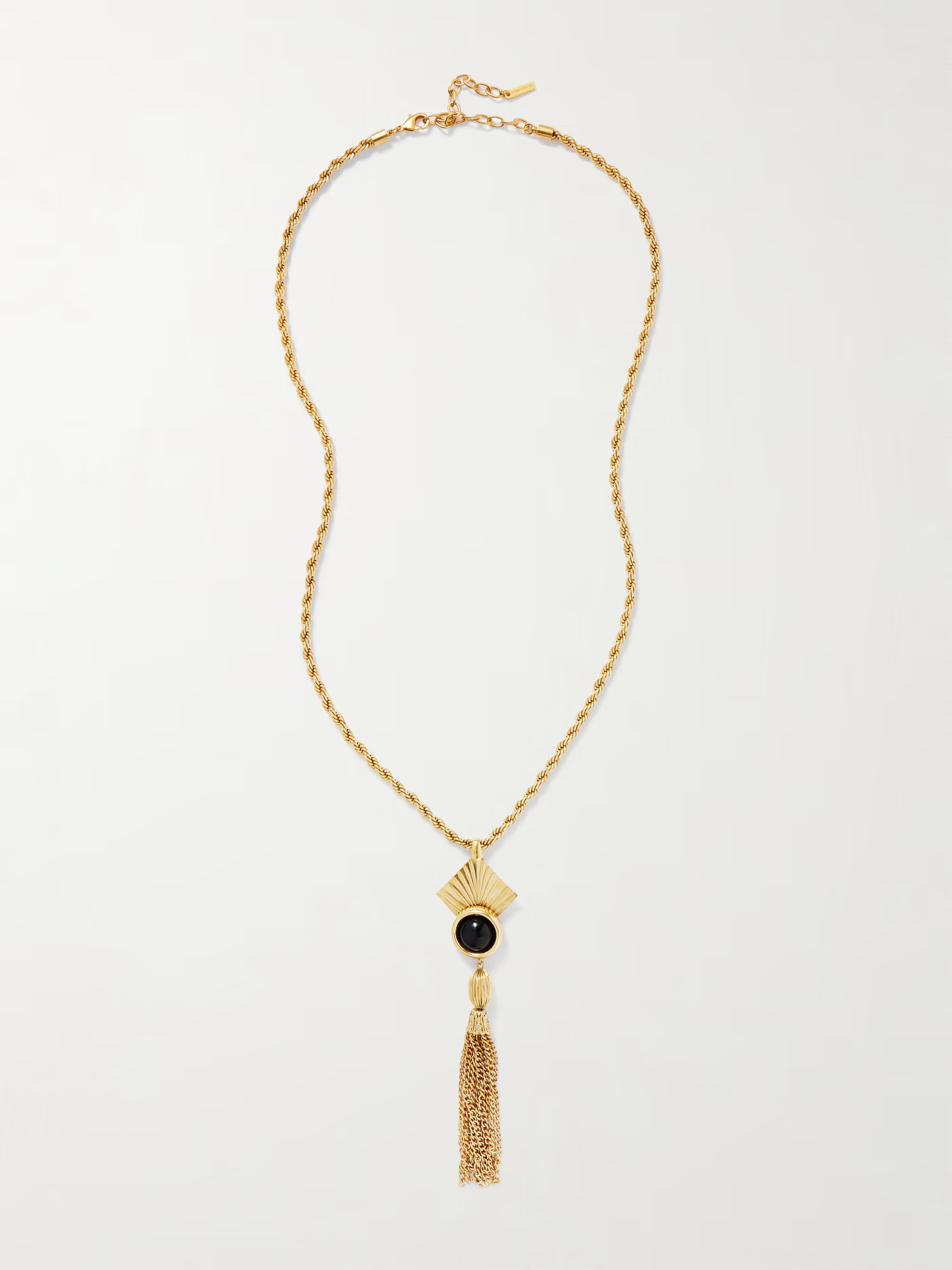 Noreen tasseled gold-tone necklace | NET-A-PORTER (US)