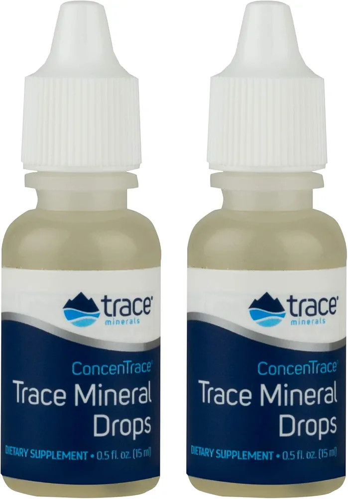 Trace Minerals ConcenTrace Drops | 72+ Minerals, Ionic Liquid Magnesium, Chloride, Potassium | Lo... | Amazon (US)