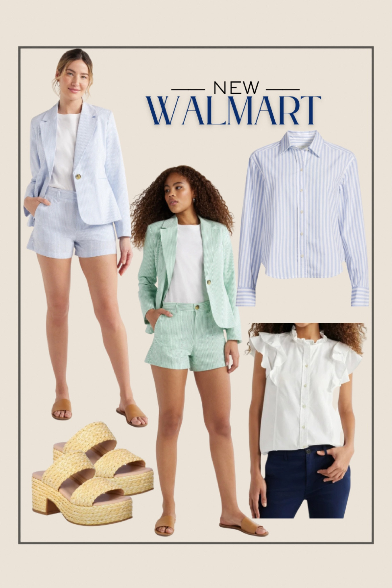 New @walmartfashion
#walmartfashion Finds!
#walmartpartner

Blazers I got a XXL
Shorts: size up one (I got a 16)
Sandals: TTS


#LTKMidsize #LTKFindsUnder50 #LTKStyleTip