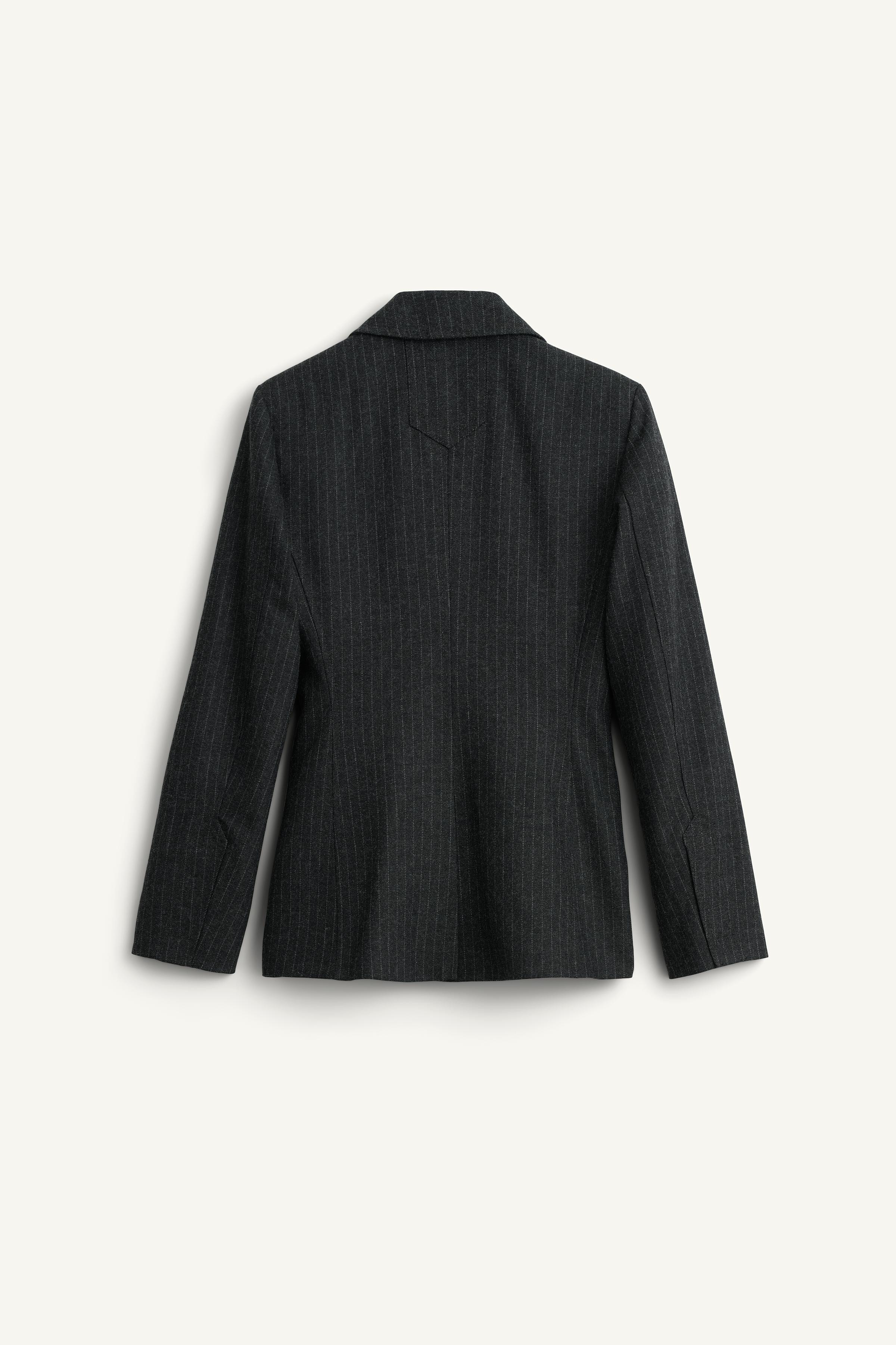 STRUCTURED STRIPED BLAZER | Zara US