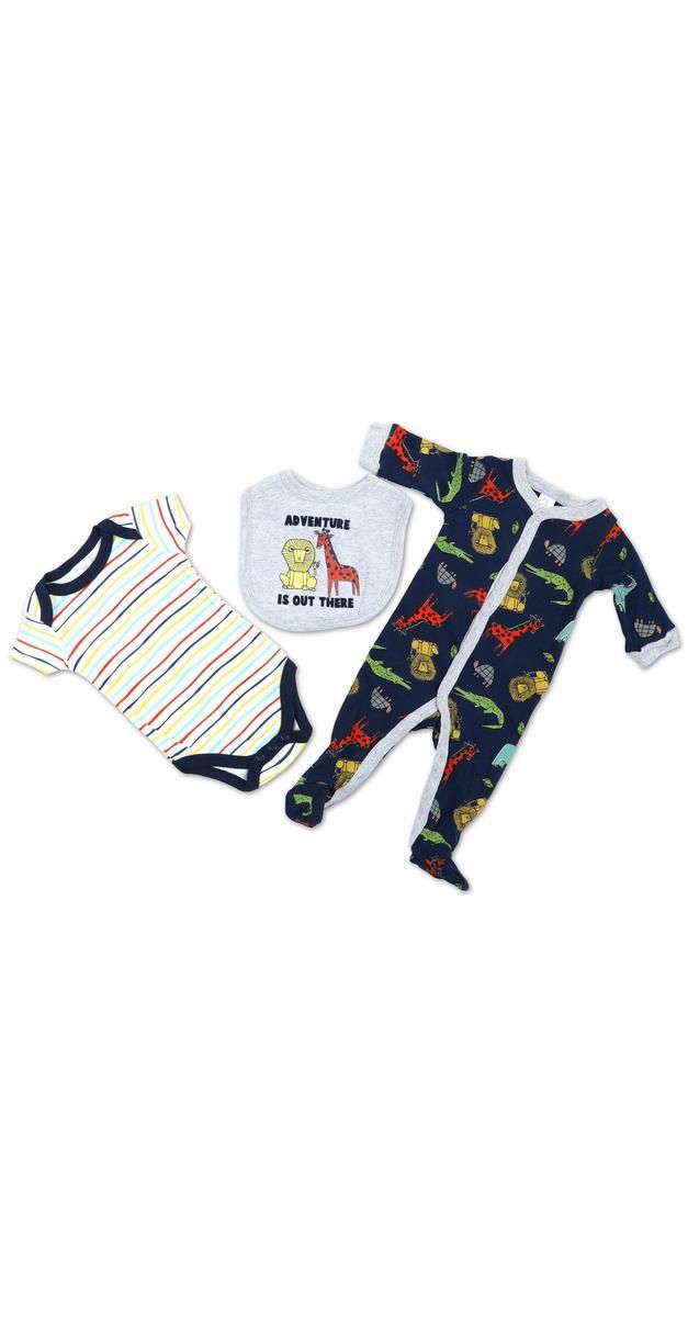 Baby Boys 3 Pc Sleepwear Set - Multi-Multi-6029556045600   | Burkes Outlet | bealls