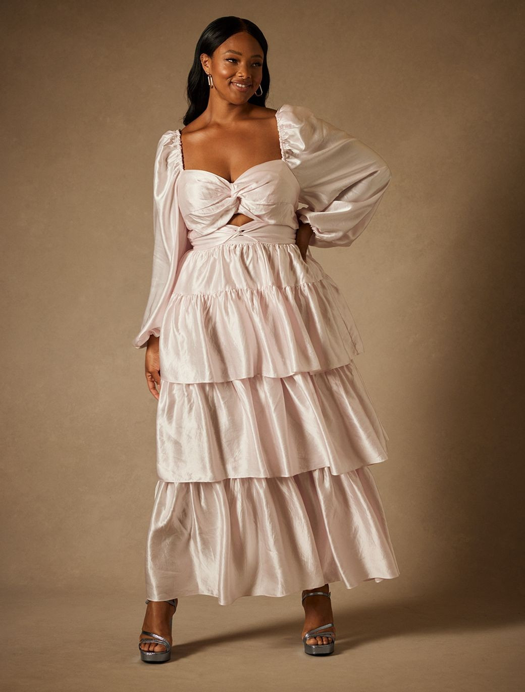 Bridal by ELOQUII Tiered Dress | Eloquii
