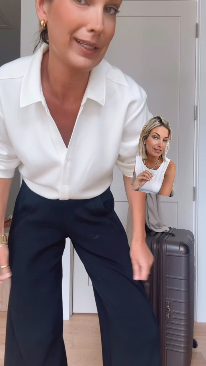 @Spanx is having an extra 30% off sale prices! No code needed (applied in your cart)!  I am 5’11”. I have Xs tall in the track pant, 6 tall in the DATE NIGHT jeans, small tall in the work pant and small in the athleisure sets and vest/blazer.  Bra fits true to size.  I have 34DD.  #spanxpartner

#LTKSaleAlert #LTKTall #LTKWorkwear