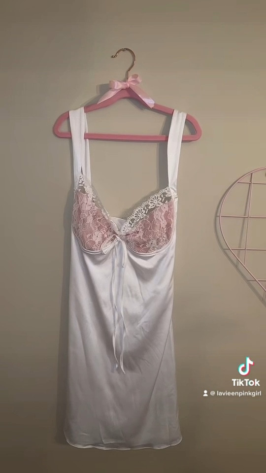 Ballet core/coquette style dress featured on my tiktok lavieenpinkgirl :)