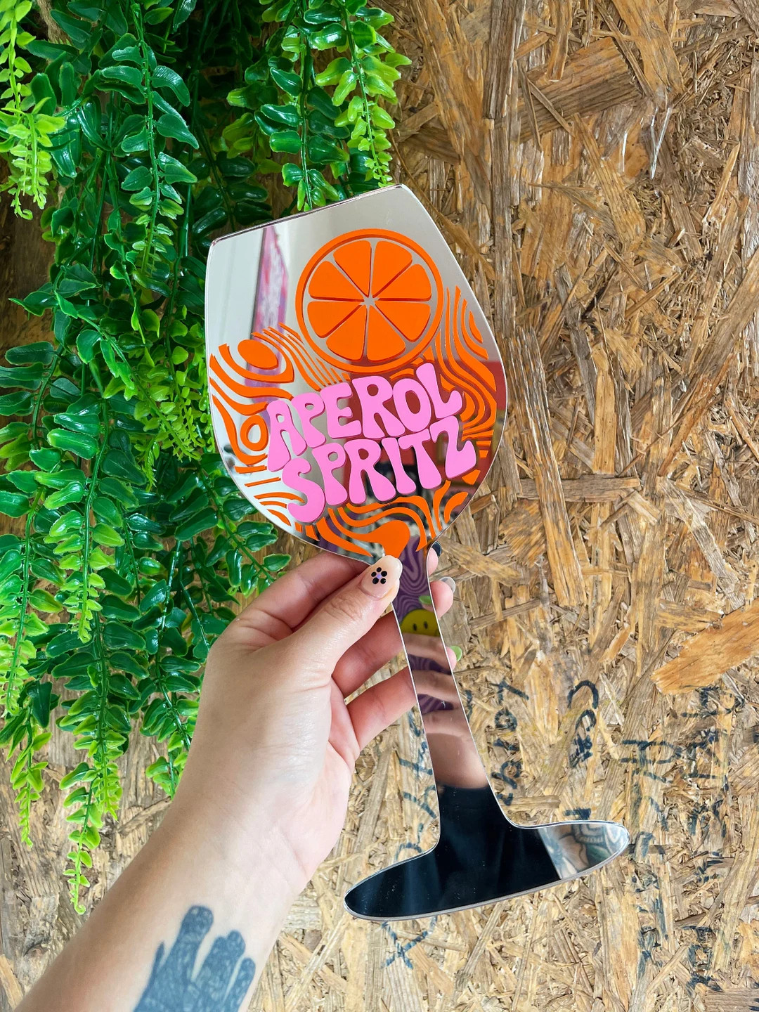 Aperol Spritz Cocktail Mirror - Etsy | Etsy (US)