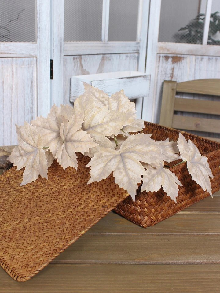 1pc Artificial Maple Leaf | SHEIN