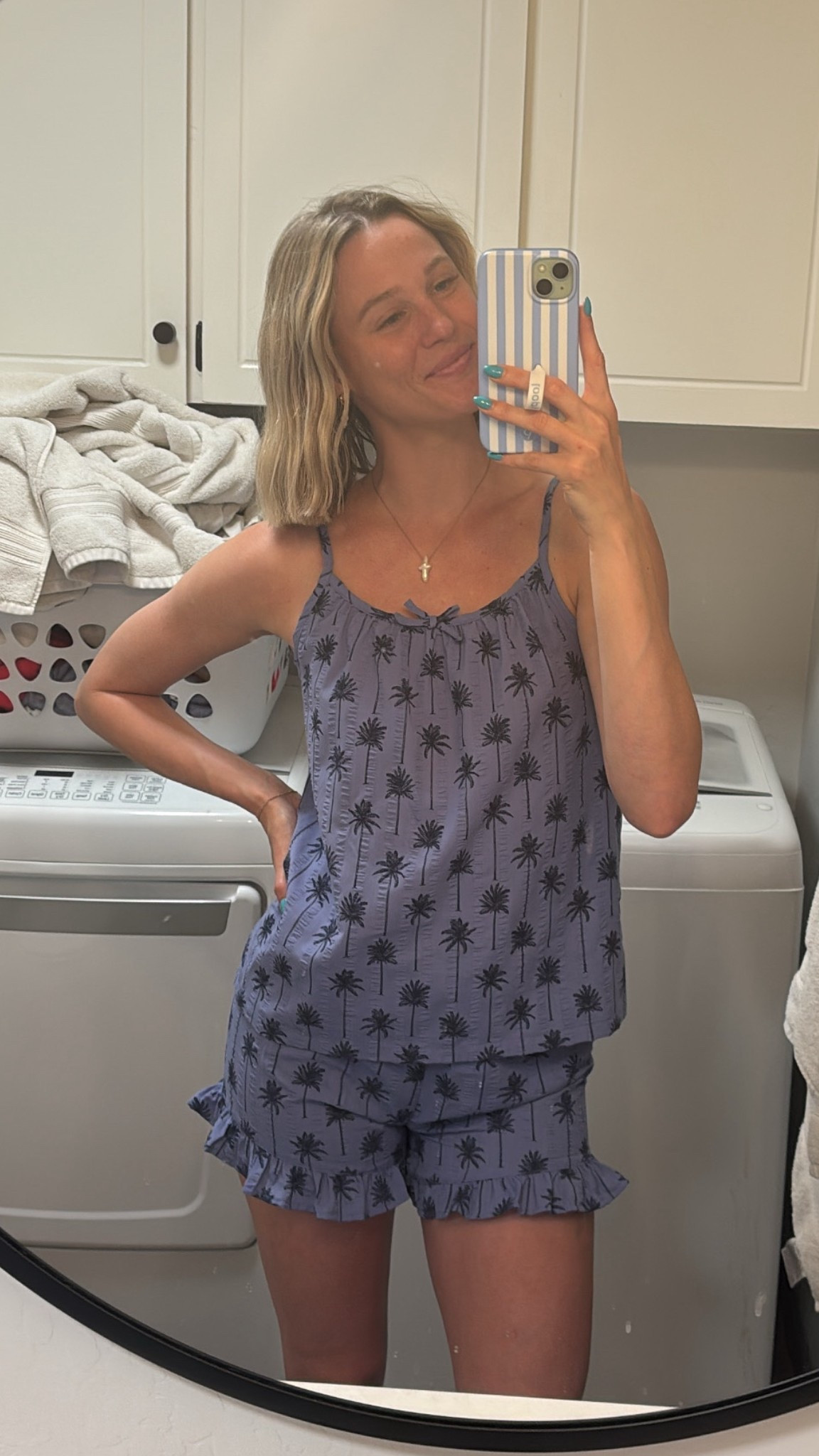 The CUTEST summer pjs💙🌴 (these are XXL in kids lol) 

#LTKSeasonal #LTKFindsUnder50 #LTKStyleTip