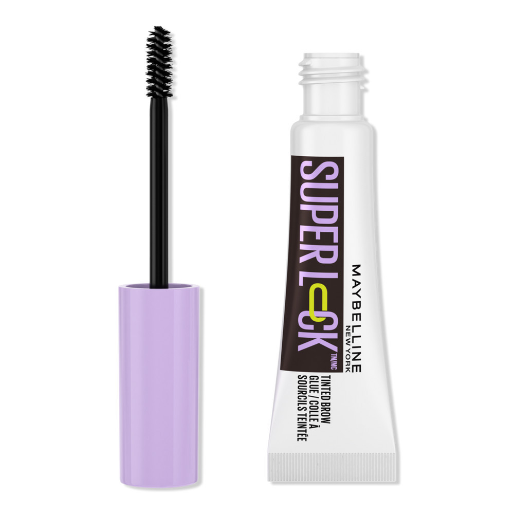 Maybelline Super Lock Brow Glue Tinted Waterproof Eyebrow Gel - Black | Ulta
