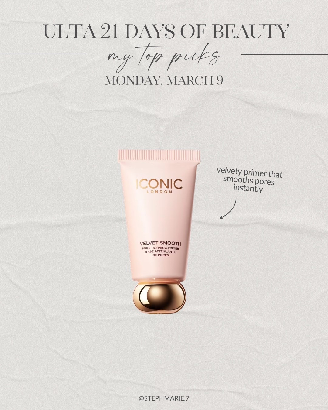 ULTA 21 DAYS OF BEAUTY ✨

Today’s top pick is this velvety smooth pore-refining primer!

#LTKBeauty #LTKSaleAlert #LTKOver40