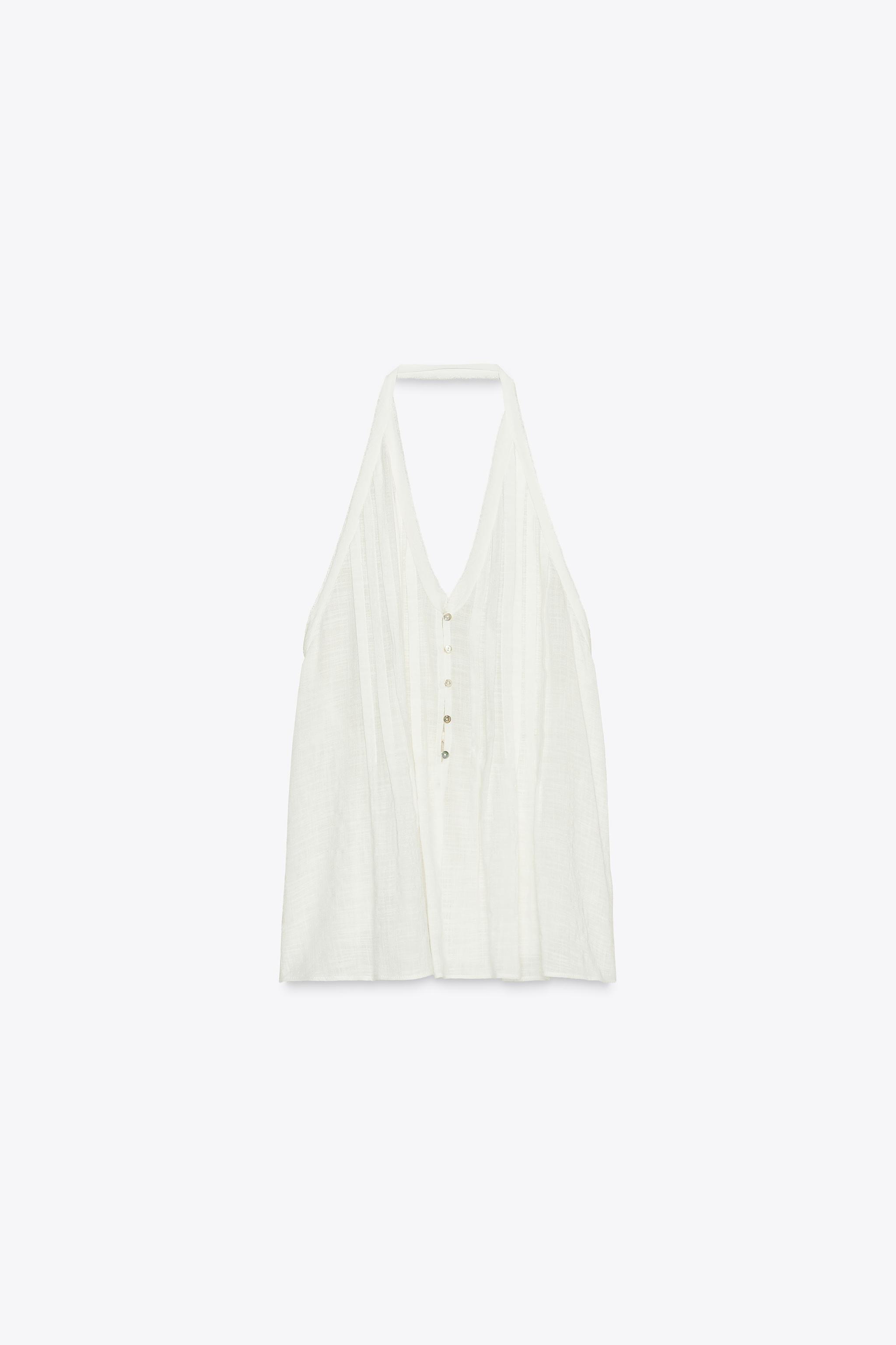 OPEN-BACK HALTER TOP | Zara US