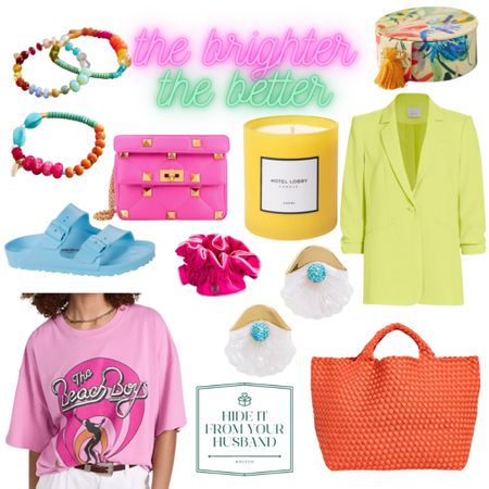 🩷the brighter, the better💚 sharing some bright finds, from jewelry and jewelry boxes, to purses (a splurge on sale), and clothing that will make you pop. And that candle, oh it’s a good one 🍋

#LTKFind #LTKitbag #LTKsalealert