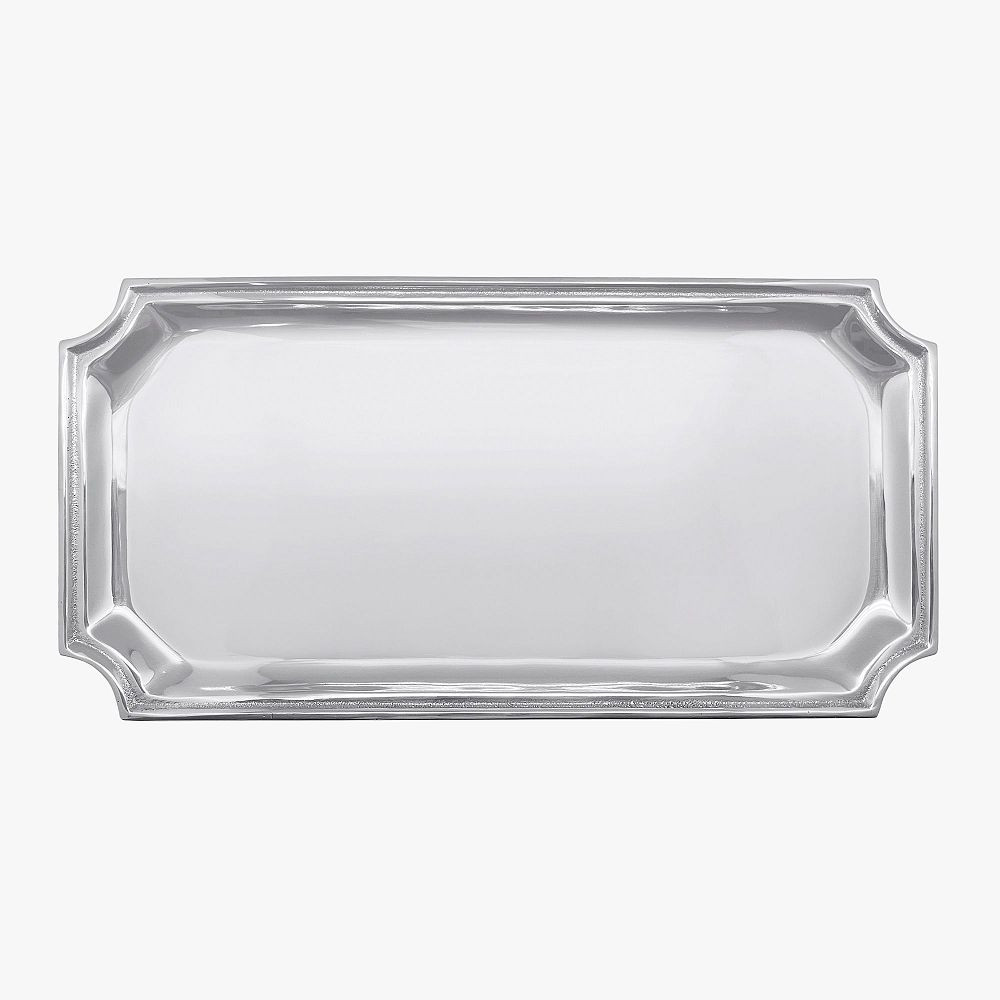 Personalized Scallop Rectangular Tray (15"x7.5") | Pottery Barn Teen
