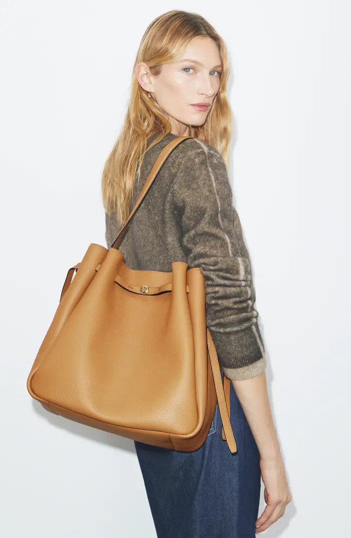 Large Romy Pebble Leather Bucket Bag | Nordstrom