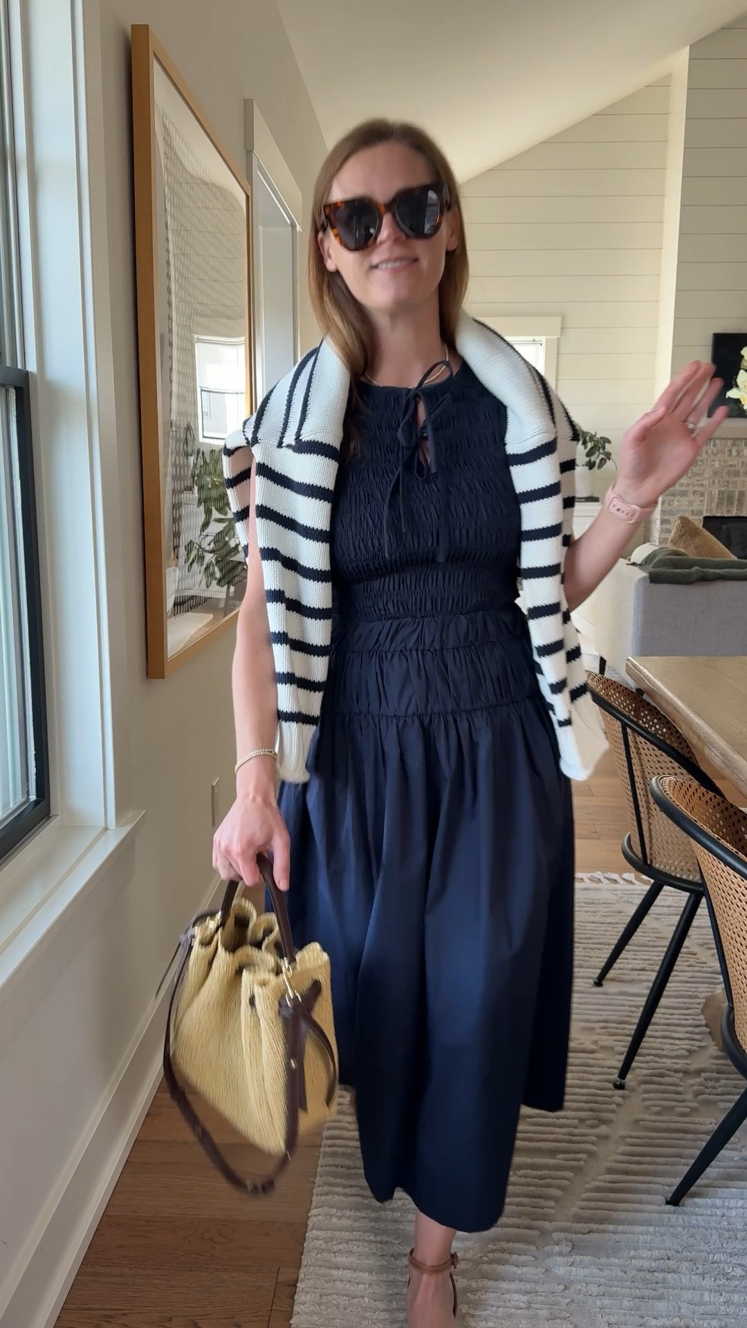 Dress size small
Sweater size XS

#LTKdayinmylife #LTKgrwm #LTKootd
