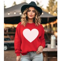 Valentine's Day Heart Sweatshirt, Valentine's Sweatshirt, Valentine Gift Shirt, Women's Sweatshirt, Cute Graphic Tees, Valentine's Shirts | Etsy (US)