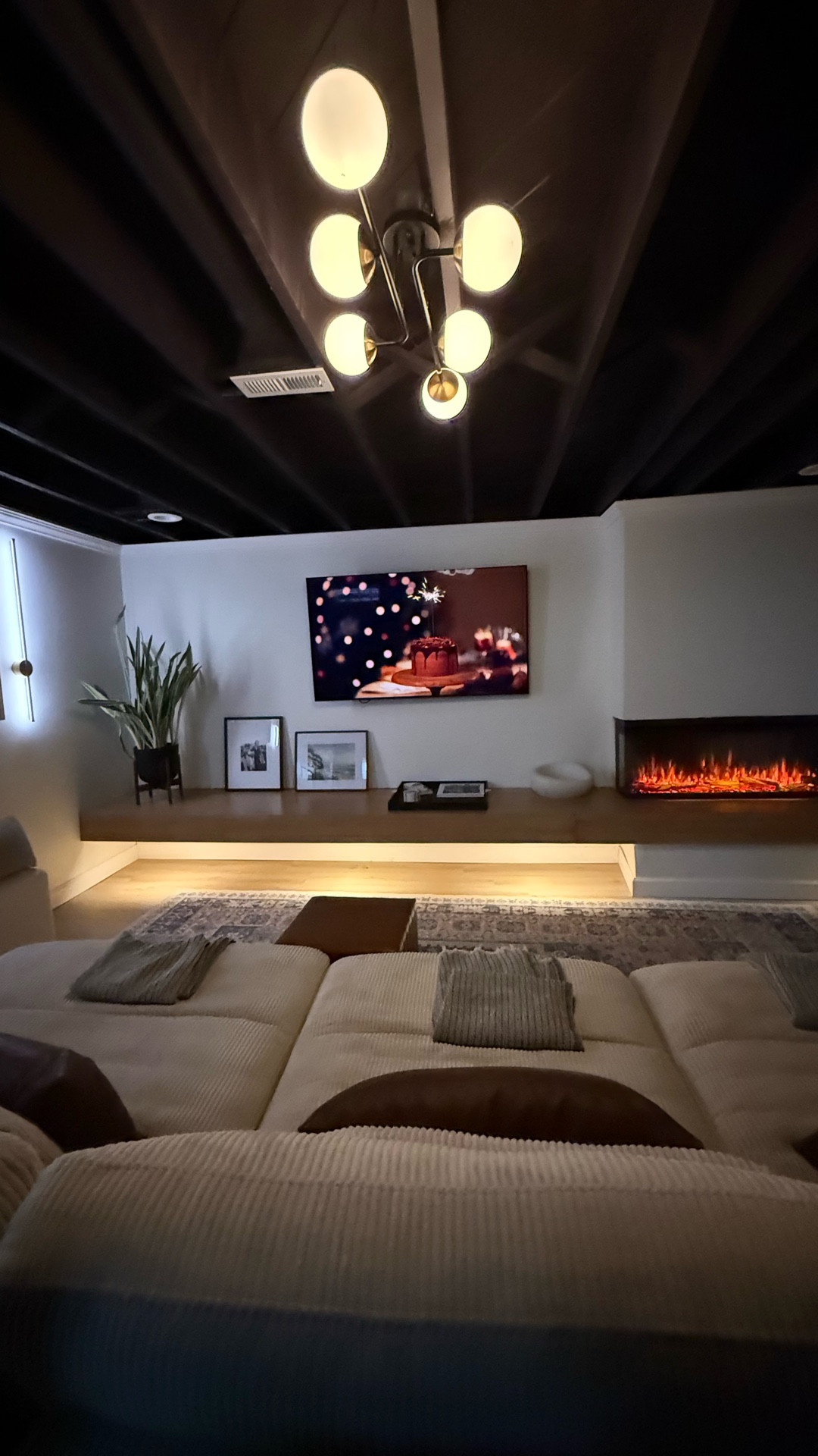 Finished Basement Ideas or a movie room! Enjoy this cold day in March with me! #LTKSpringSale 

#LTKOver40 #LTKdayinmylife