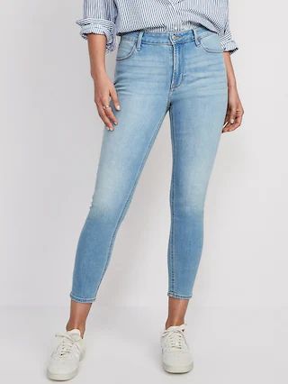 High-Waisted Wow Super-Skinny Ankle Jeans for Women | Old Navy (US)