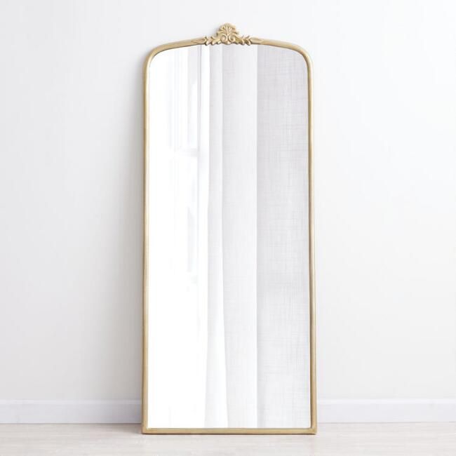 Metal Vintage Style Leaning Full Length Mirror | World Market