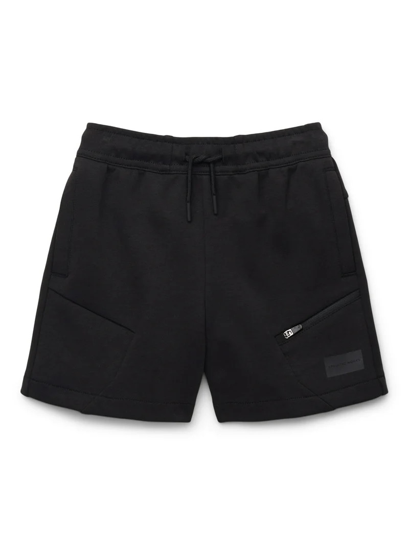Athletic Works Boys Double Knit Performance Shorts, Sizes 4-18 | Walmart (US)