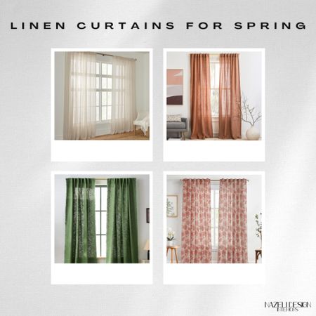 Replace your curtains for linen this spring to create a beautiful airy room 

#LTKhome #LTKstyletip #LTKSeasonal