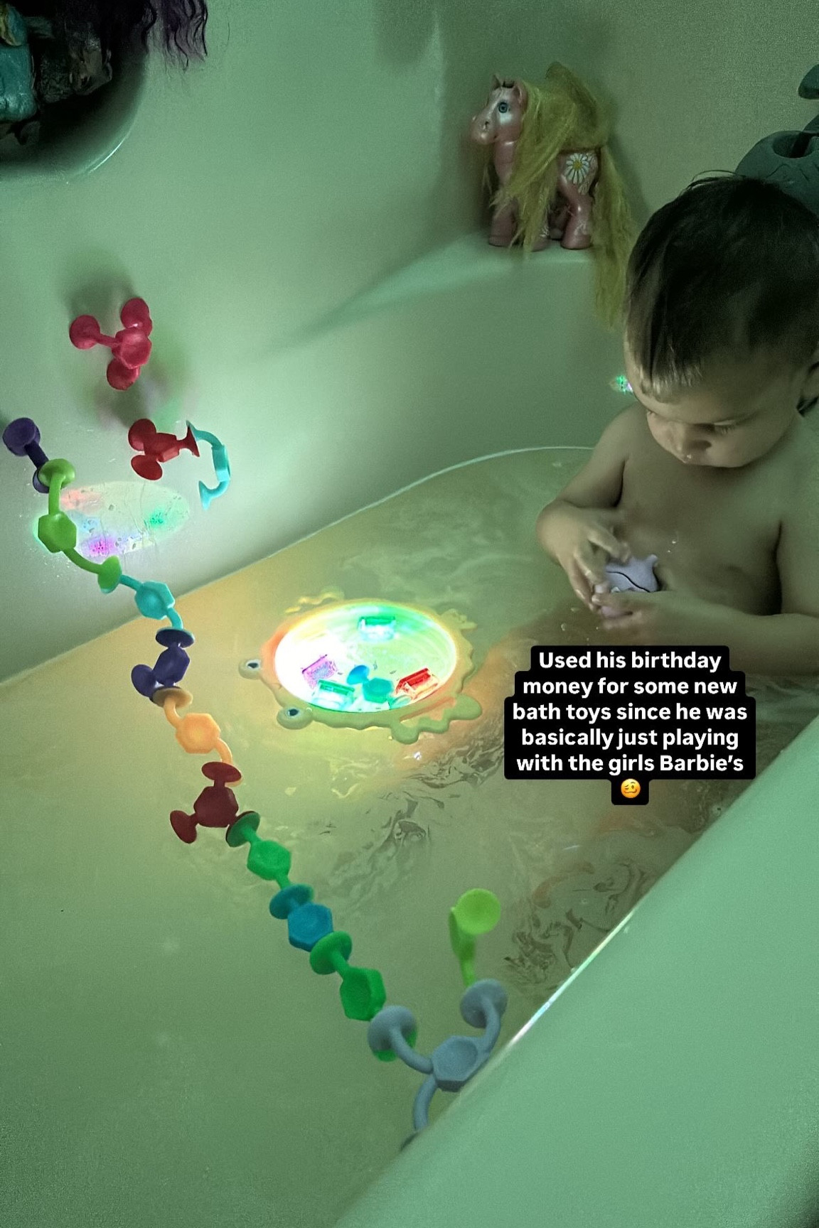 Sensory bath. Bath toys 

#LTKKids #LTKFamily #LTKBaby