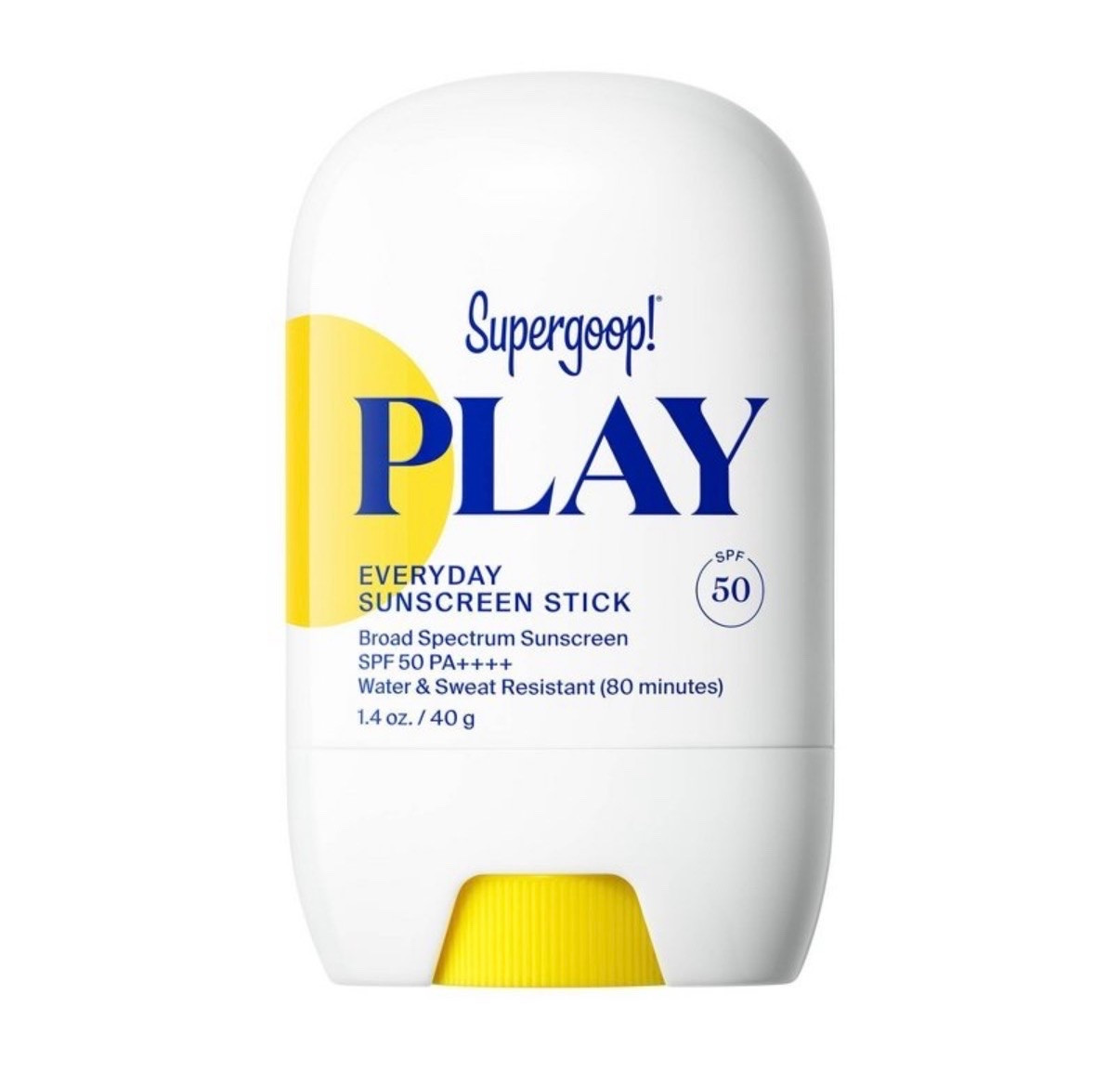 Supergoop! PLAY Everyday Sunscreen Stick - SPF 50 - 1.4oz: Whole Body, Orange Scent, Travel Size

Sunscreen