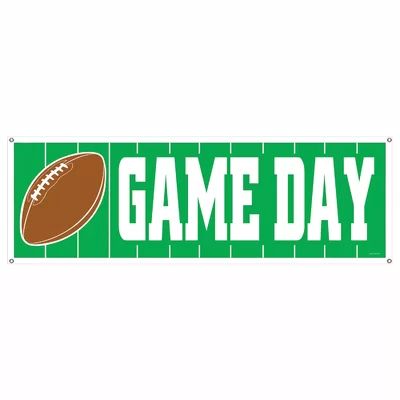Game Day Football Sign Banner The Beistle Company | Wayfair North America