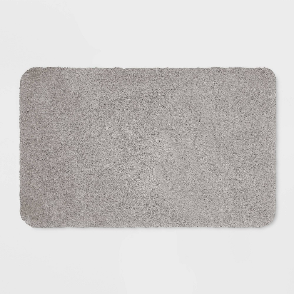 23""x37"" Performance Nylon Bath Rug Gray - Threshold | Target