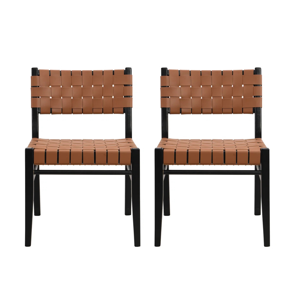Ashmit High-Quality PU Leather Dining Chairs (Set of 2) | Wayfair North America